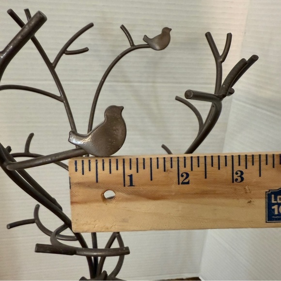 Jewelry Tree Metal Decor Birds Branches  Rings Bracelets Necklaces Cottage Boho‎ - Picture 4 of 9
